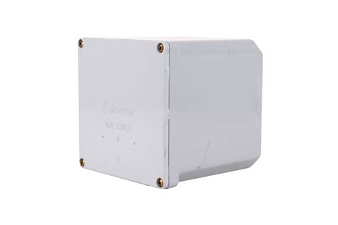 kraloy 6x6x6 pvc latch junction box|Kraloy Fittings JBX666 6 x 6 x 6 Inch PVC Junction Box with .